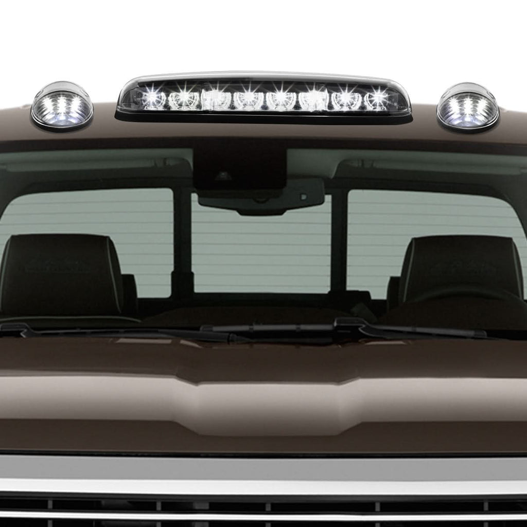 02-07 Chevy Silverado / GMC Sierra Cab Light - Chrome Housing White LED