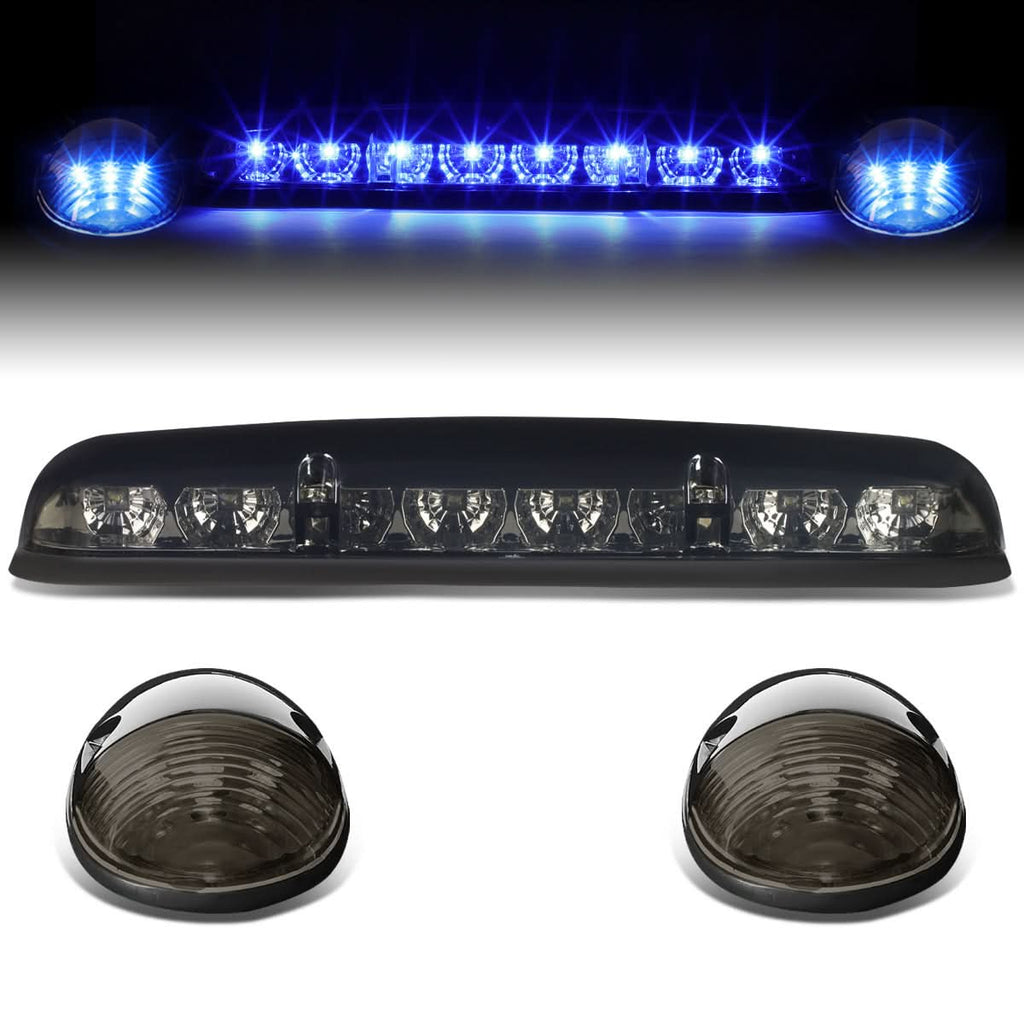 02-07 Chevrolet Silverado / GMC Sierra Smoke Housing Blue LED Cab Light