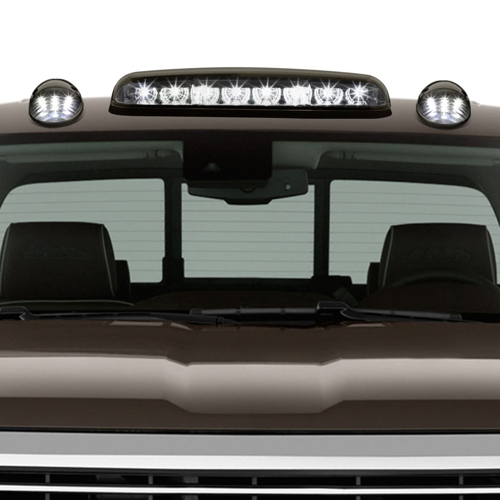 02-07 Chevrolet Silverado / GMC Sierra Smoke Cab Lights White LED