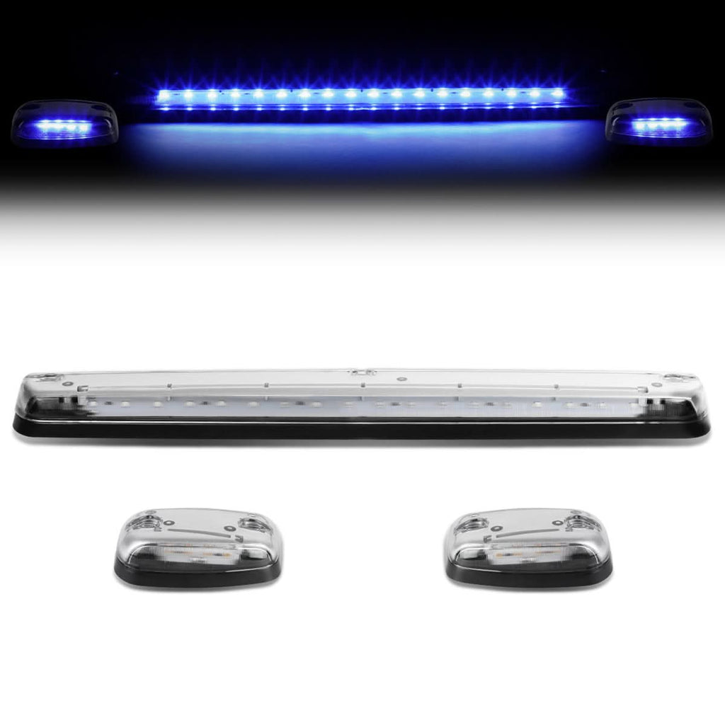 07-14 Chevrolet Silverado / GMC Sierra Chrome Housing Blue LED Cab Light