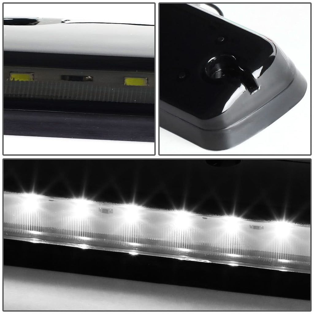 2007-2014 Chevrolet Silverado Cab Light - Smoke Housing White LED