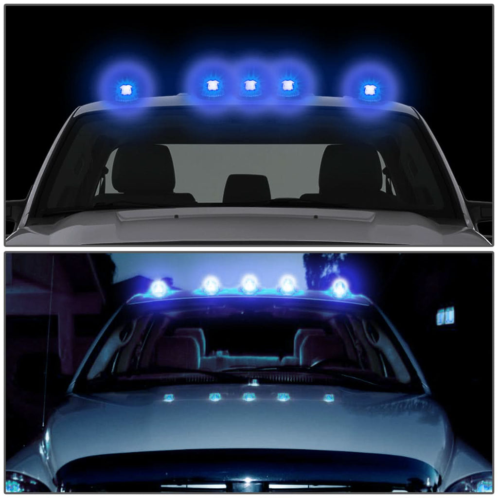 1994-1998 Dodge Ram 2500/3500 Cab Light - Black Housing Blue LED