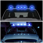 94-98 Dodge Ram 2500/3500 Cab Light - Smoke Housing Blue LED
