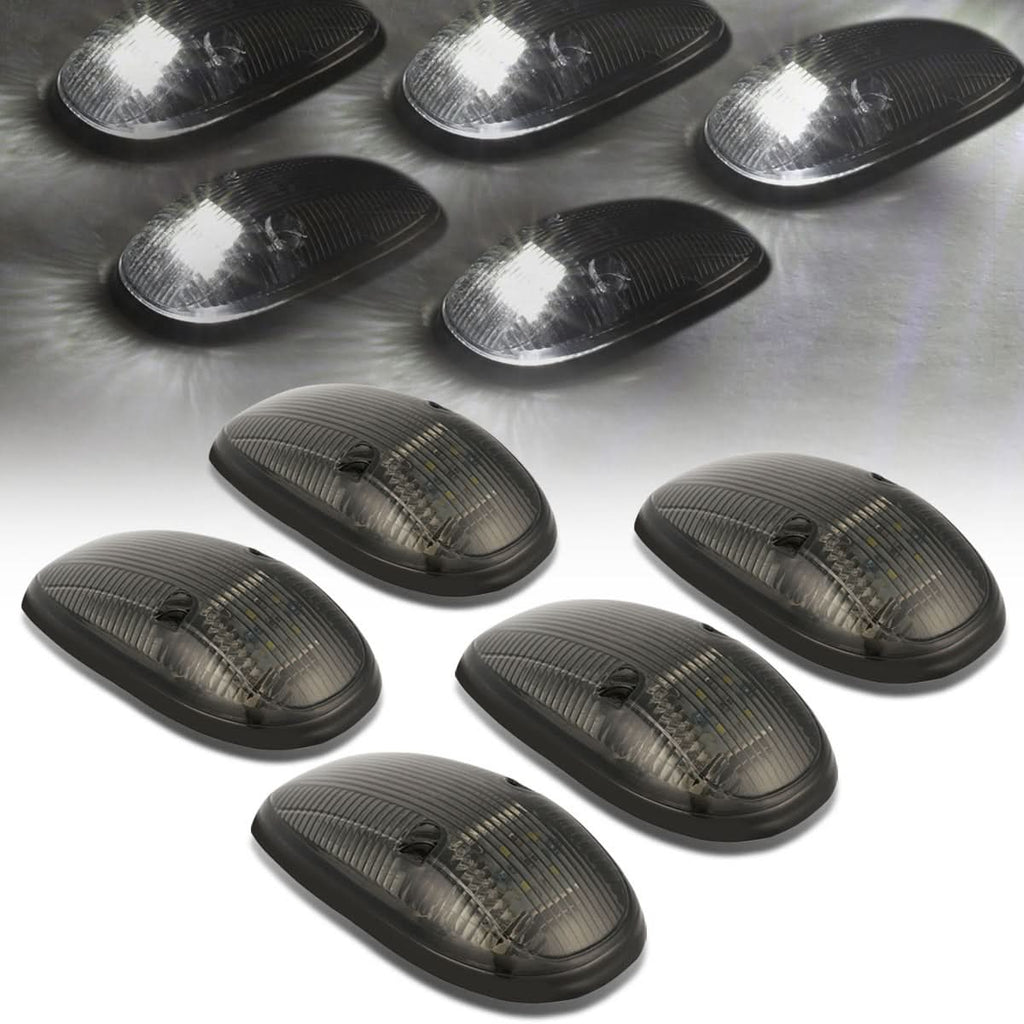 99-02 Dodge Ram 2500/3500 Smoke Housing White LED Cab Light