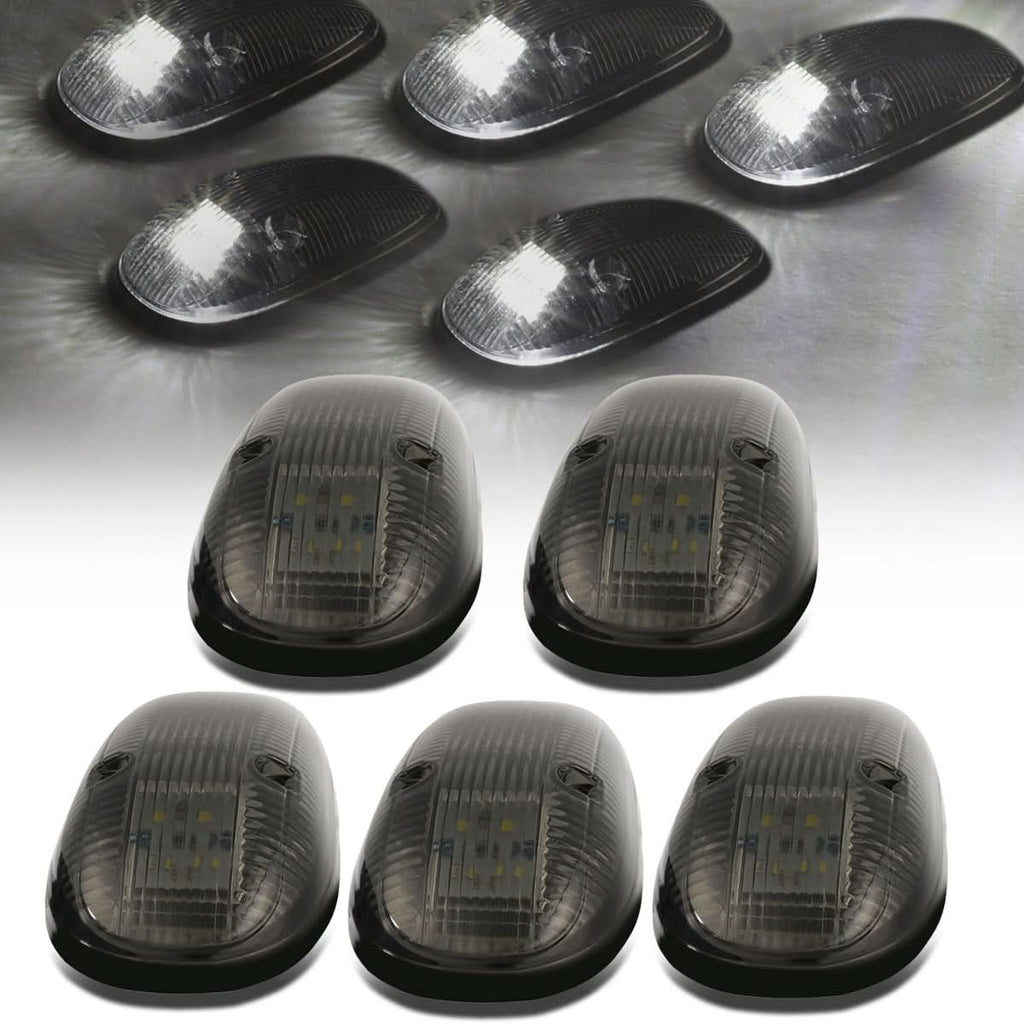 99-02 Dodge Ram 2500/3500 Smoke Housing White LED Cab Light