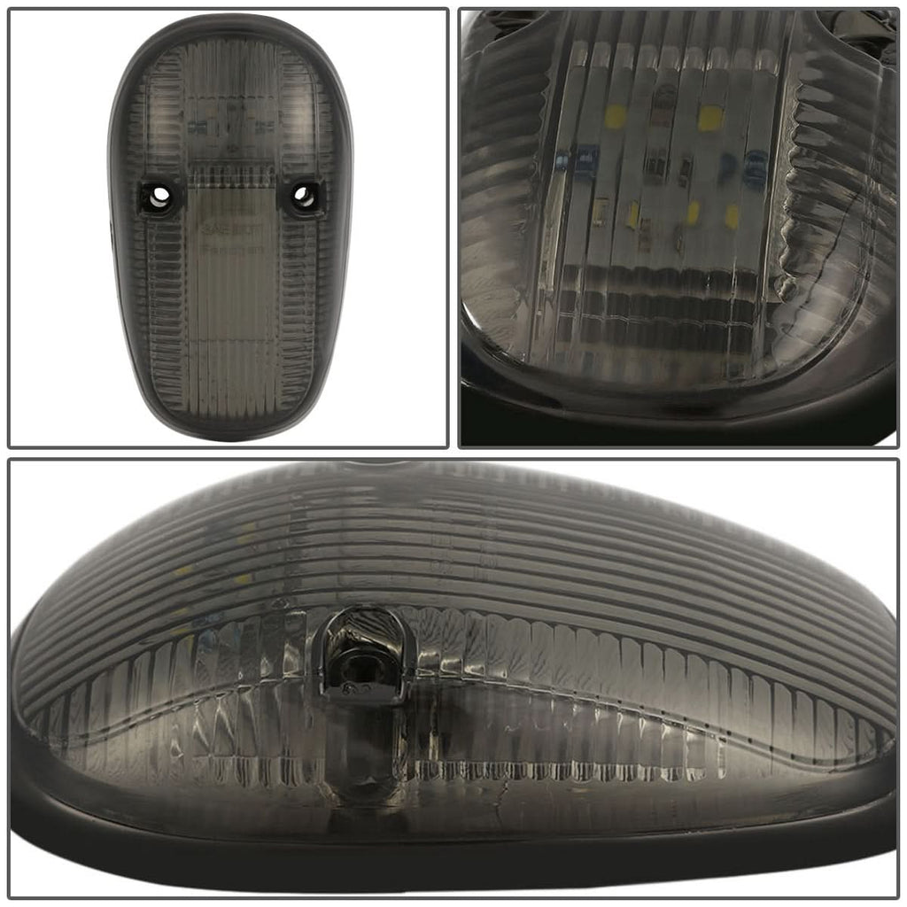 99-02 Dodge Ram 2500/3500 Smoke Housing White LED Cab Light