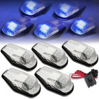 80-96 Ford Super Duty Chrome Housing Blue LED Cab Light