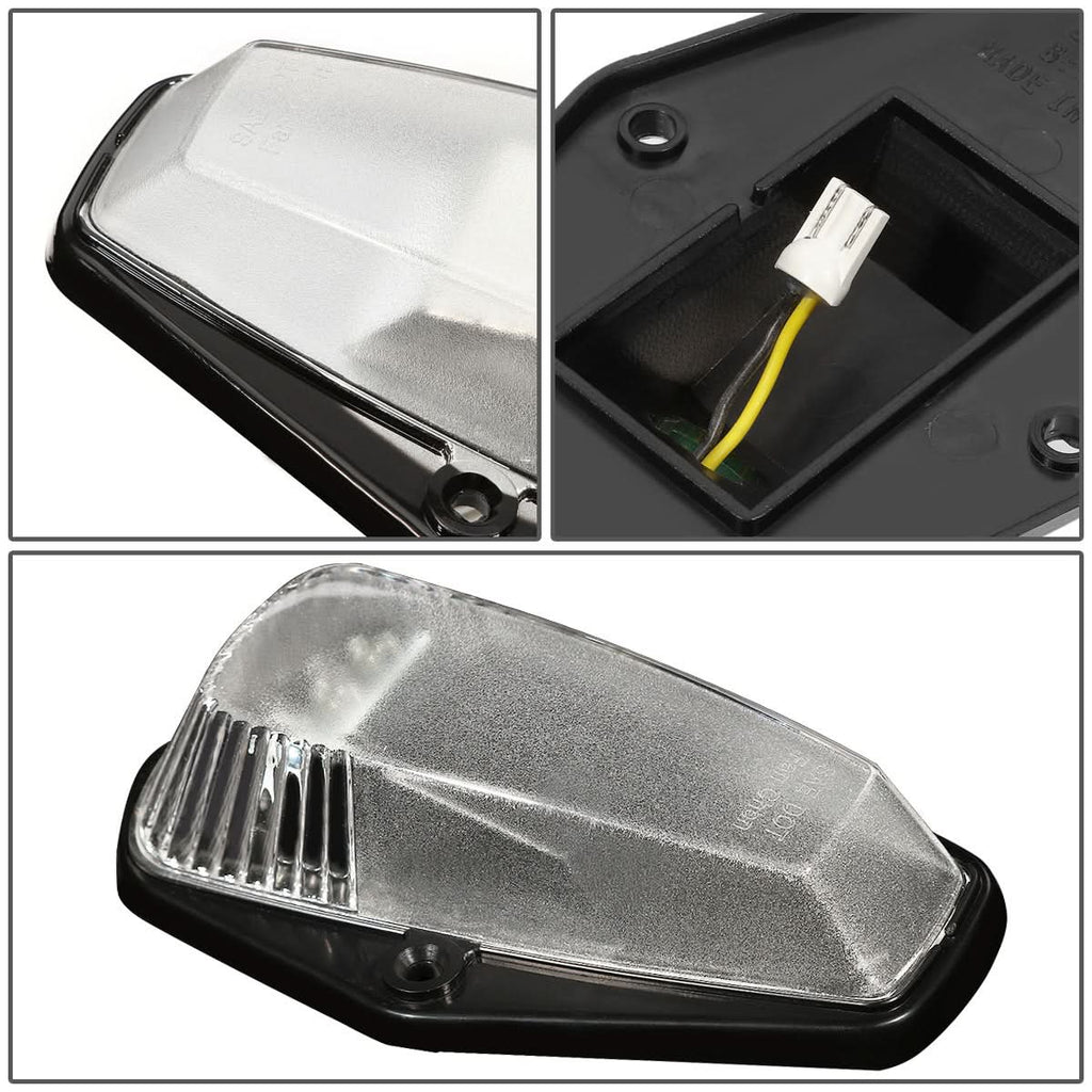 1980-1996 Ford Super Duty Chrome Housing White LED Cab Light