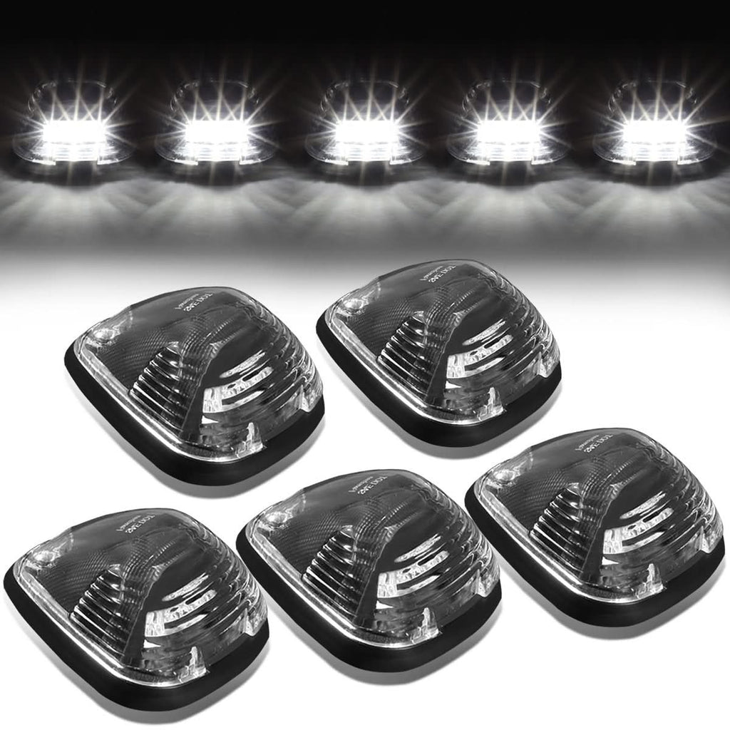 99-15 Ford Super Duty Black Housing White LED Cab Light