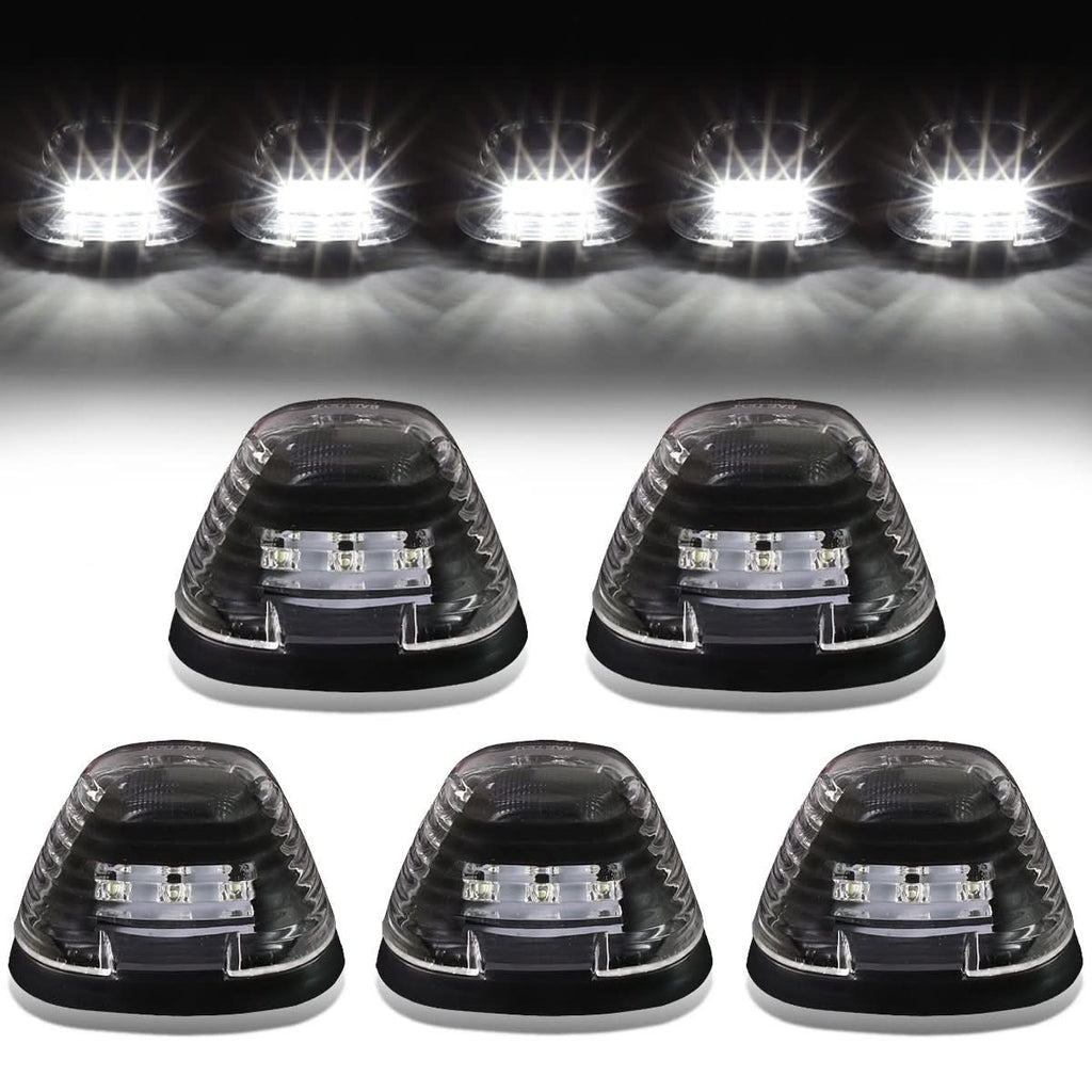 99-15 Ford Super Duty Black Housing White LED Cab Light