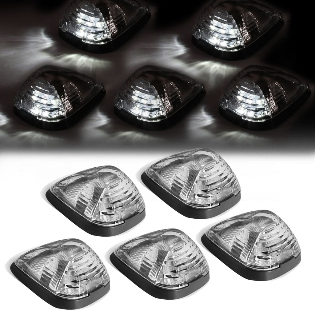 99-15 Ford Super Duty Chrome Housing White LED Cab Light