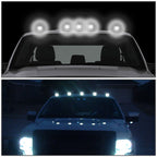 1999-2015 Ford Super Duty Smoke Housing White LED Cab Light
