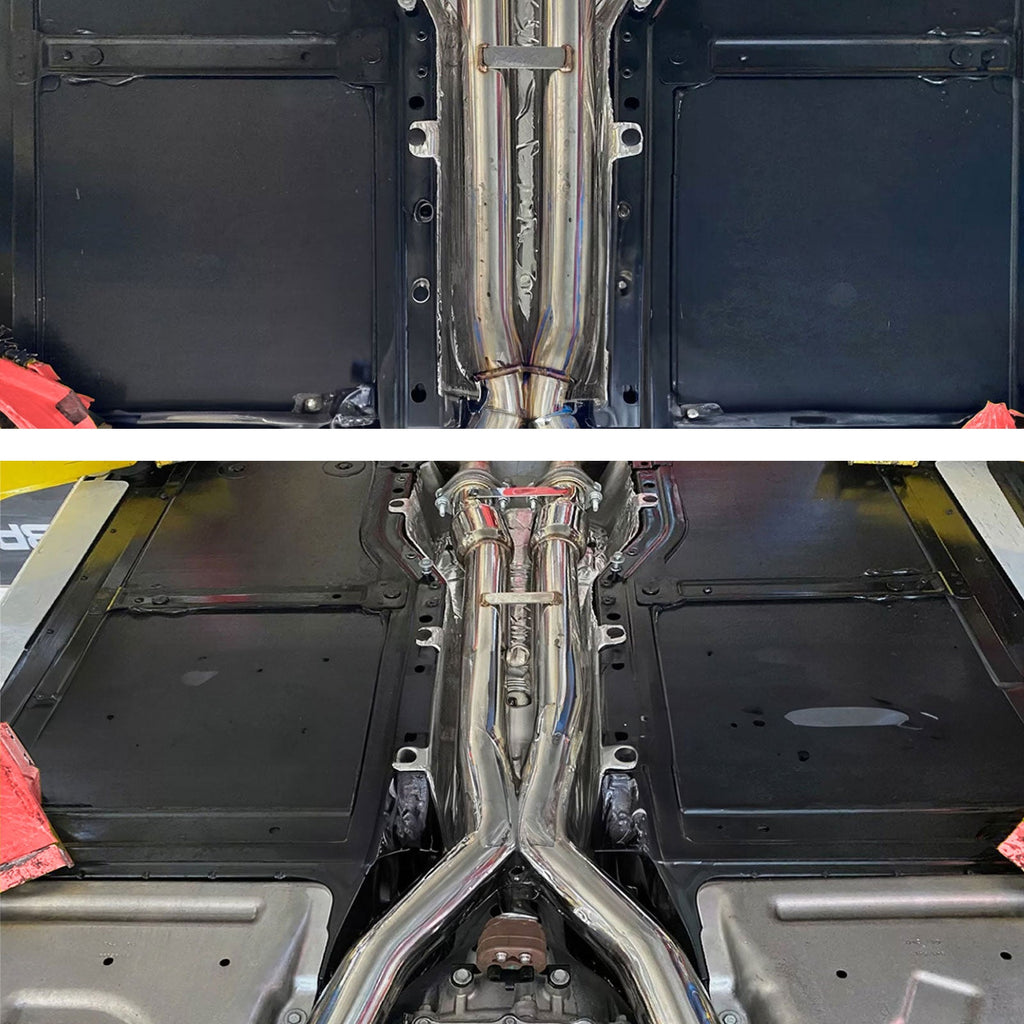 3" Cat Connect Performance X-Pipe Mid Pipe for 14-19 Corvette C7 6.2L V8 - Bull Boost Performance