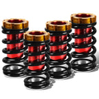 88-01 Honda Civic CRX Del Sol Integra Scale Coilovers Red Gold Black
