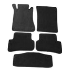 Car Floor Mat for 2001-2007 Benz W203 C-Class OEM Black Nylon 5PC