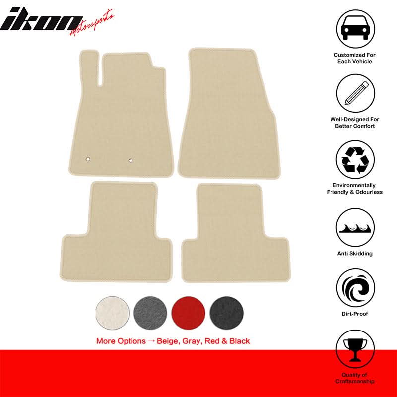 2005-2009 Ford Mustang Car Mats Carpet 4PC Nylon