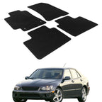Car Floor Mat for 2001-2005 Lexus IS300 Black Carpet 4PC Nylon