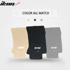 Car Floor Mat for 1997-2004 Chevy Corvette Black C5 Logo 2PC Nylon