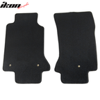 Car Floor Mat for 1997-2004 Chevy Corvette Black Carpet 2PC Nylon
