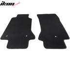 Car Floor Mat for 1997-2004 Chevy Corvette Black Carpet 2PC Nylon