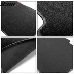 Car Floor Mat for 1992-1995 Honda Civic Black Carpet 4PC Nylon