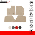 Car Floor Mat for 2007-2013 Ford Edge Beige Carpet 4PC Nylon