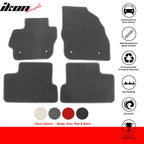 Car Floor Mat for 2010-2013 Mazda 3 Gray Carpet 4PC Nylon