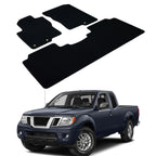 Car Floor Mat for 2011-2021 Nissan Frontier Crew Cab Nylon 3PC