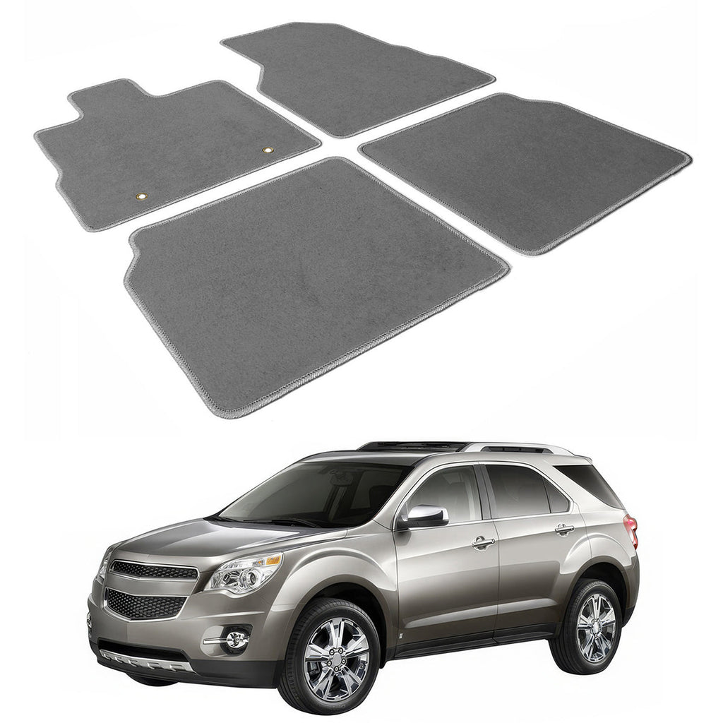 2010-2017 Chevrolet Equinox Car Floor Mats Carpet 4PC Nylon