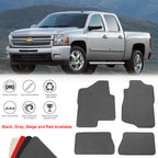 2007-2013 Chevrolet Silverado GMC Sierra Crew Cab Floor Mats 4PC Nylon