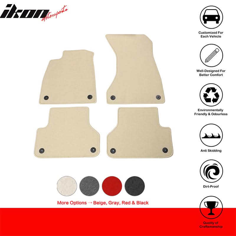2018-2024 Audi A5 RS5 S5 Sportback Nylon Floor Mats Front Rear Carpet