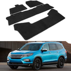 2016-2023 Honda Pilot Nylon Floor Mats Liner Front Rear Carpets