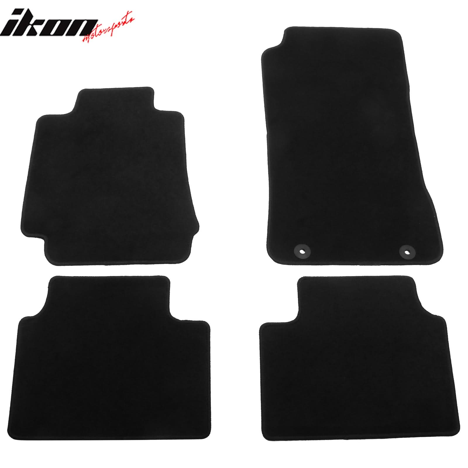 2017-2024 Alfa Romeo Giulia OE Black Front Rear Floor Mat Carpet Nylon