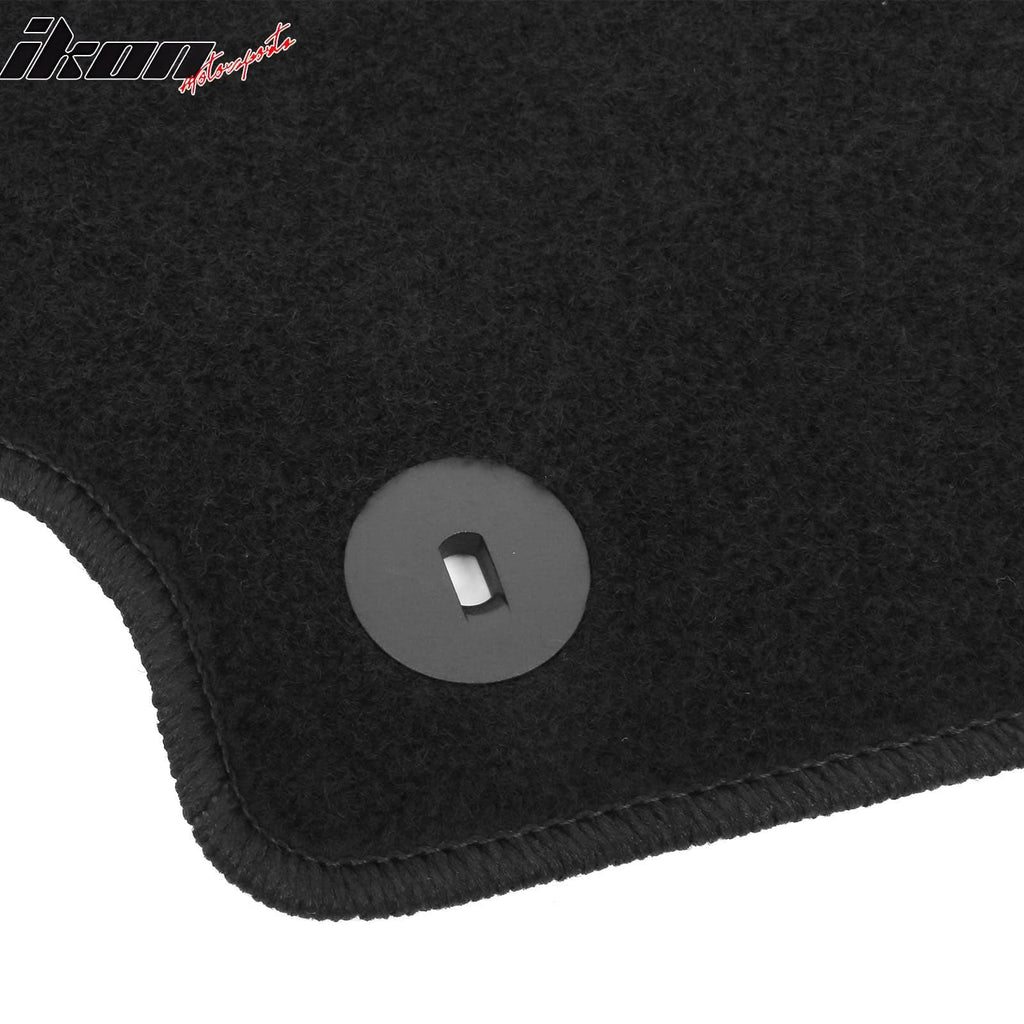 2024-2025 Hyundai Kona Gas Black Front Rear Floor Mats Nylon 4PCS