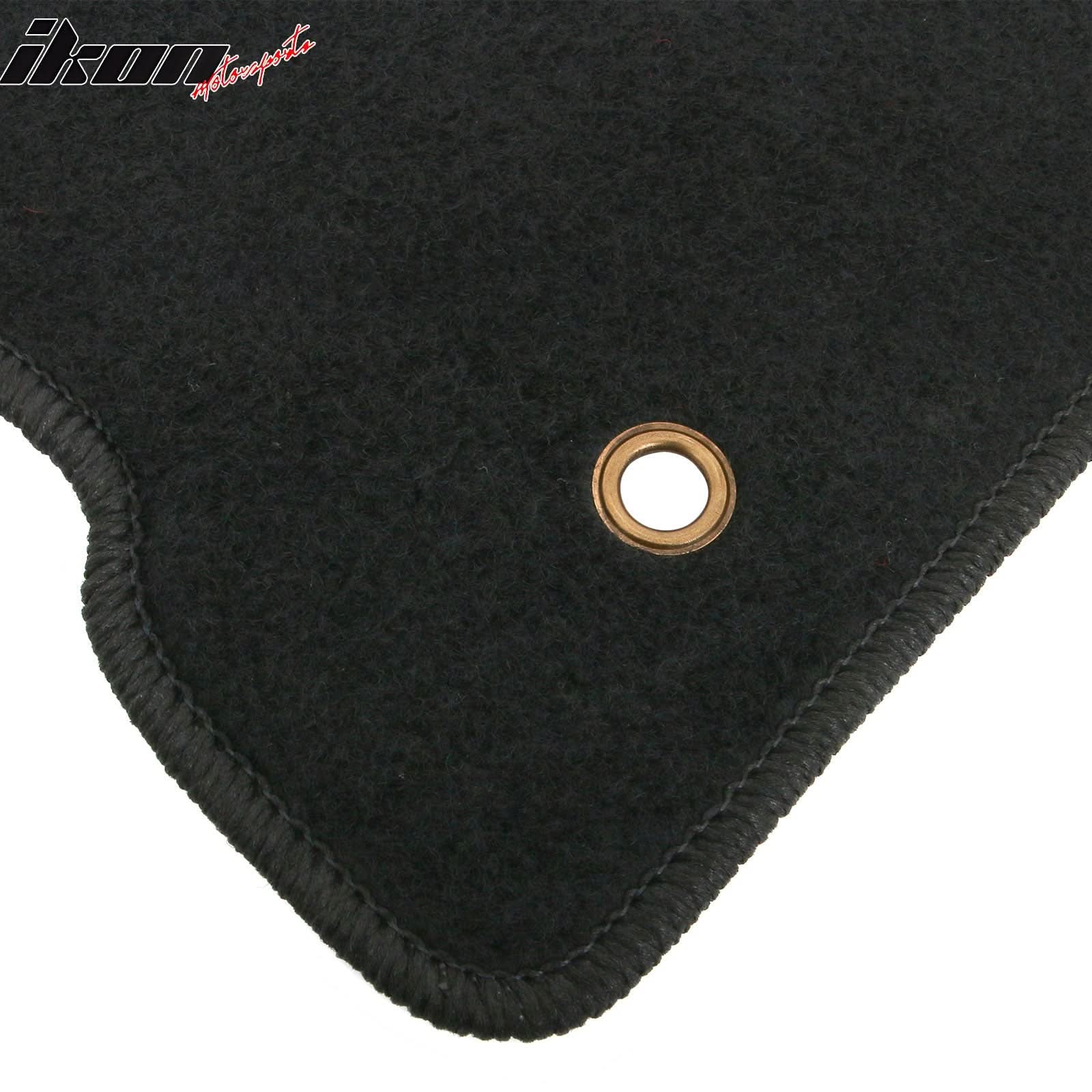2018-2025 Nissan LEAF OE Black Front Rear Floor Mats Carpets Nylon