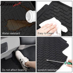 Car Floor Mat for 2011-2016 F10 5 Series Sedan Black All Season Latex