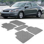 2008-2012 Honda Accord 4DR Latex Floor Mat All Weather Car Carpet