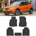 Car Floor Mat for 2018-2024 Nissan Kicks Heavy Duty Black Latex Carpet