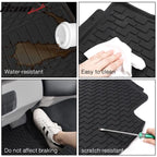 Car Floor Mat for 13-18 Toyota RAV4 XA40 Heavy Duty Latex Front & Rear