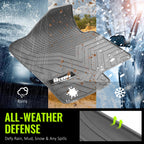 2007-2013 Chevy Silverado Latex Floor Mat All Weather Carpet 5PC