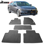 2018-2022 Honda Accord Latex Floor Mats All Weather Carpets 5PC