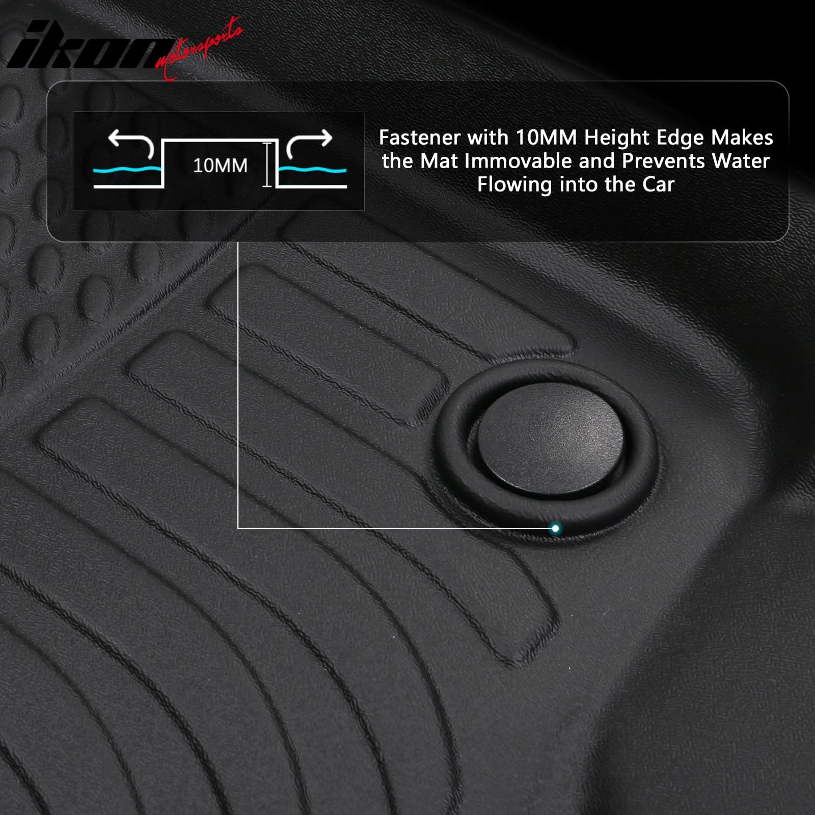 2016-2025 Chevrolet Malibu Heavy Duty TPE Floor Mats 3D Molded Liner