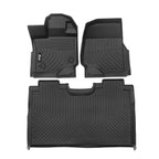 Car Floor Mat for 2015-2025 Ford F-150 Crew Cab All Weather 3D TPE Pad