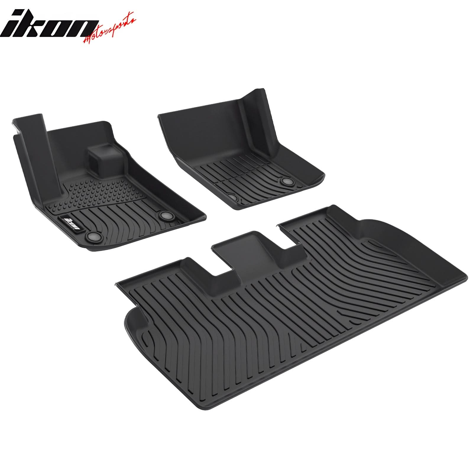 2023-2024 Fisker Ocean 3D Floor Mats All Weather Carpet TPE 3PCS