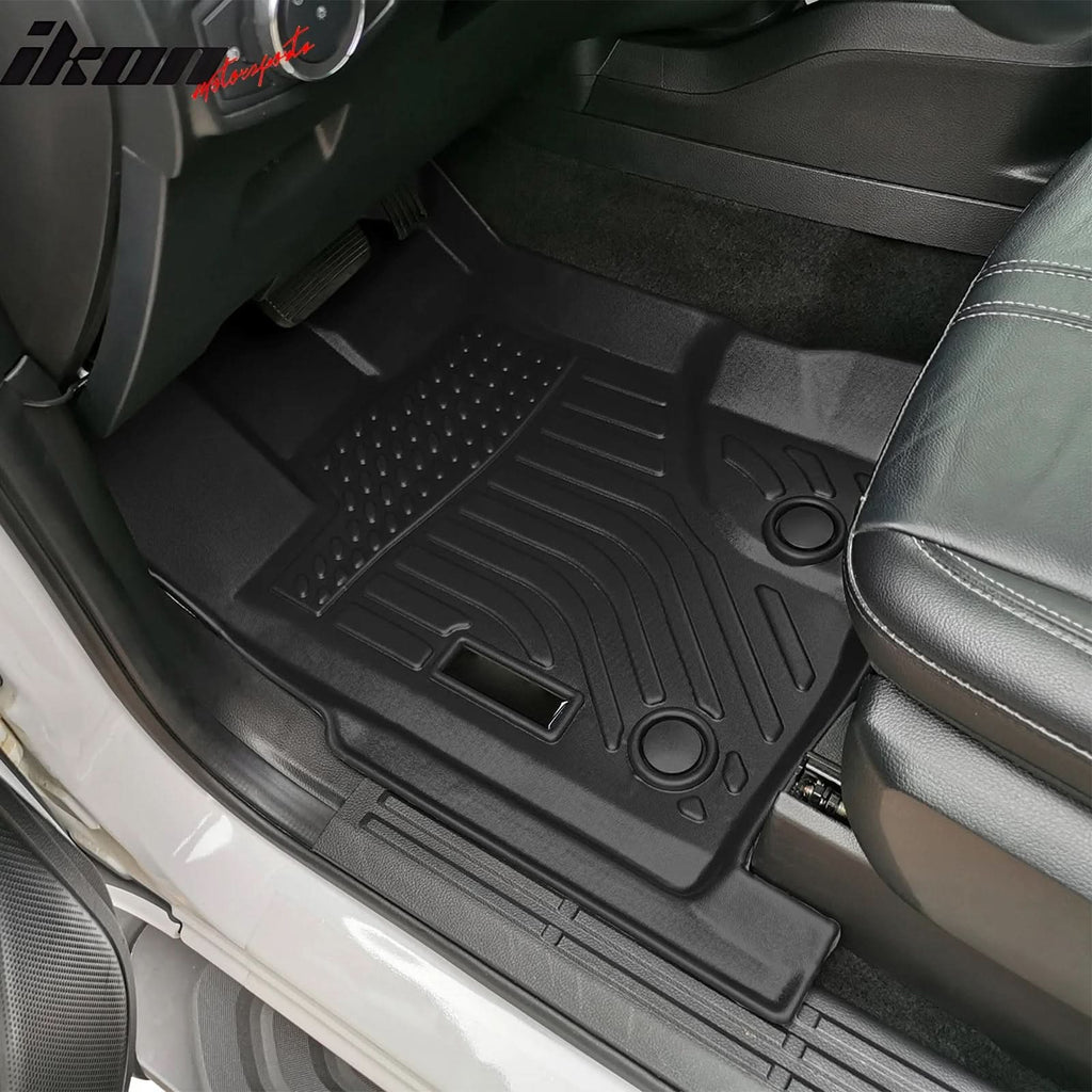 2019-2023 Ford Ranger Super Crew Cab 3D Floor Mat Heavy Duty Liner TPE