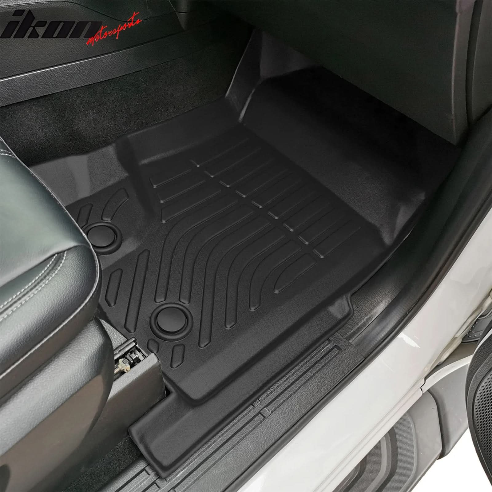 2019-2023 Ford Ranger Super Crew Cab 3D Floor Mat Heavy Duty Liner TPE