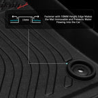 2015-2019 Hyundai Sonata 2016-2020 Kia Optima 3D Floor Mats Liner TPE
