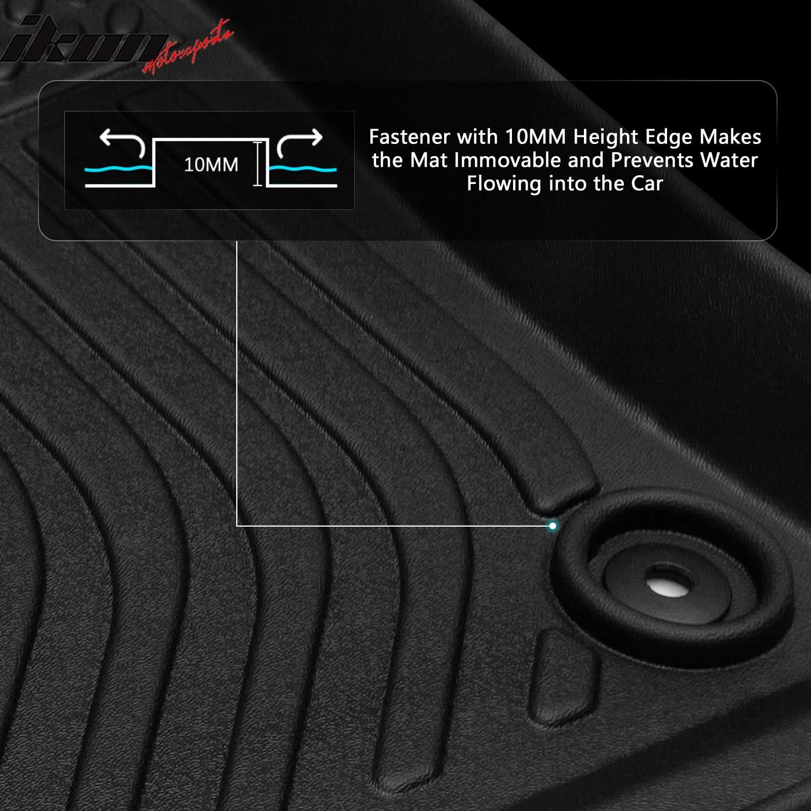 2015-2019 Hyundai Sonata 2016-2020 Kia Optima 3D Floor Mats Liner TPE