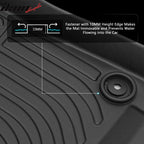 2020-2025 Hyundai Sonata 21-24 Kia K5 FWD 3D TPE Floor Mats Guard 3PCS