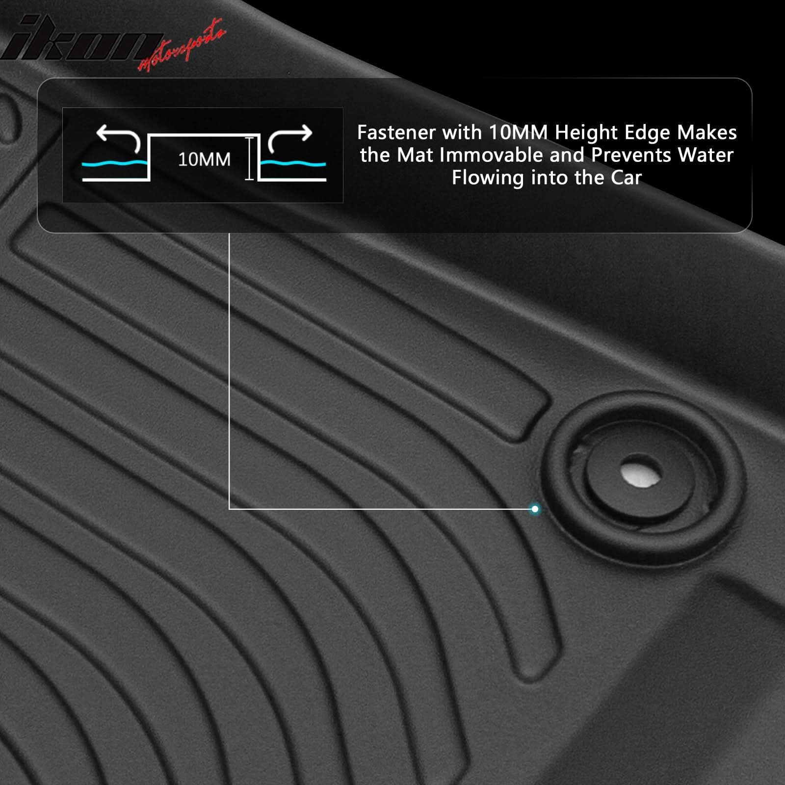 2020-2025 Hyundai Sonata 21-24 Kia K5 FWD 3D TPE Floor Mats Guard 3PCS